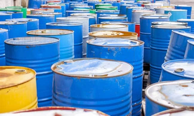 RCRA Hazardous Waste Drums valley of the drums hazardous waste site